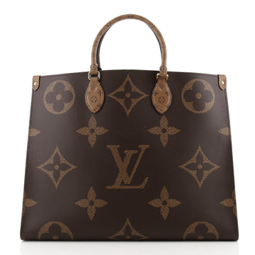 Louis Vuitton OnTheGo Tote Limited Edition Reverse Monogram Giant GM