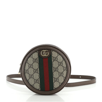 Gucci Ophidia Round Backpack GG Coated Canvas Mini