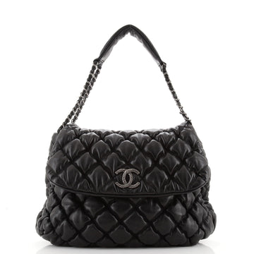 Chanel Bubble Shoulder Bag Quilted Lambskin Large