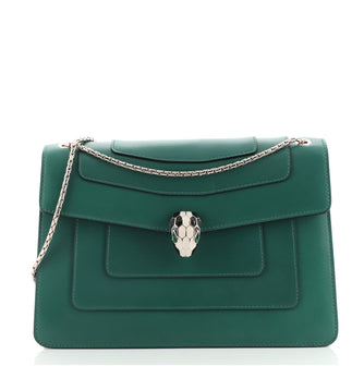 Bvlgari Serpenti Forever Shoulder Bag Leather Medium