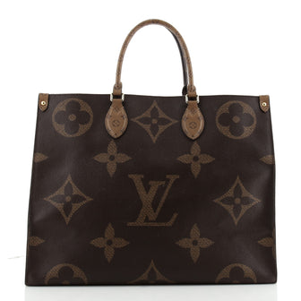 Louis Vuitton OnTheGo Tote Limited Edition Reverse Monogram Giant GM