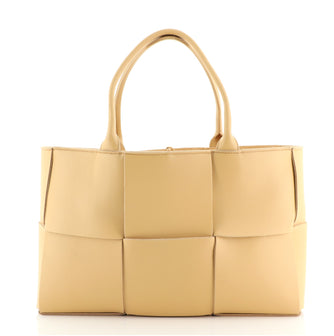 Bottega Veneta Arco Tote Maxi Intrecciato Leather Small
