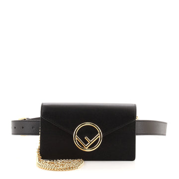 Fendi Logo Convertible Belt Bag Leather