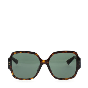 Christian Dior Lady Dior Studs 5 Rectangle Sunglasses Cannage Embossed Acetate