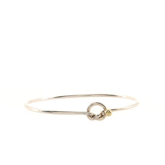 Tiffany & Co. Love Knot Bracelet Sterling Silver and 18K Yellow Gold