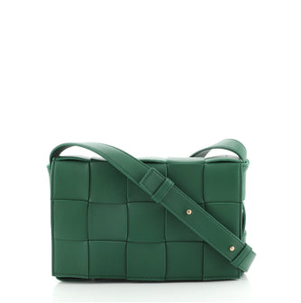 Bottega Veneta Cassette Crossbody Bag Maxi Intrecciato Leather