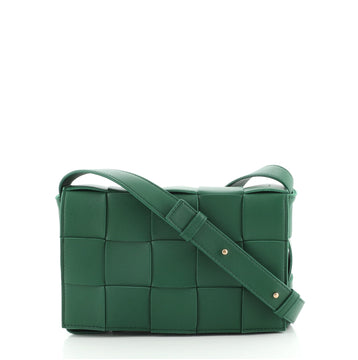 Bottega Veneta Cassette Crossbody Bag Maxi Intrecciato Leather