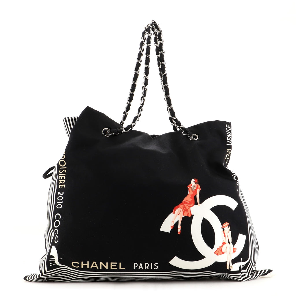 Travel bag Chanel White in Denim - Jeans - 28841918