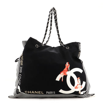 Chanel Paris-Venice Bon Bon Tote Printed Canvas XL