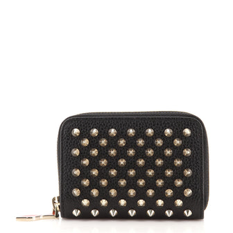 Christian Louboutin Panettone Coin Purse Spiked Leather
