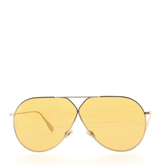Christian Dior Dior Stellaire 3 Aviator Sunglasses Metal