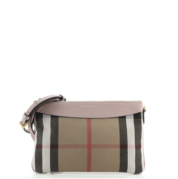 Burberry Peyton Crossbody Bag House Check Canvas