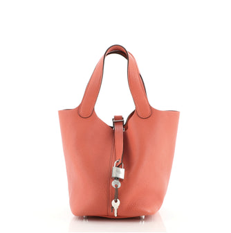 Hermes Picotin Lock Bag Clemence PM