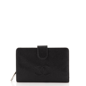 Chanel Timeless CC French Wallet Caviar Long
