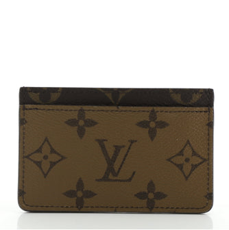 Louis Vuitton Card Holder Reverse Monogram Canvas