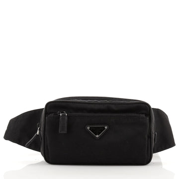 Prada Zip Waist Bag Tessuto Small