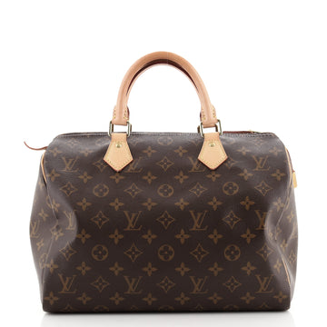 Louis Vuitton Speedy Handbag Monogram Canvas 30