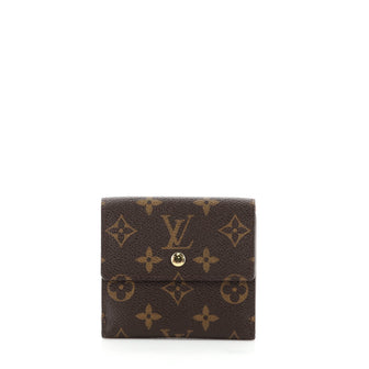Louis Vuitton Elise Wallet Monogram Canvas