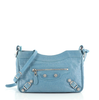 Balenciaga Hip Giant Studs Crossbody Bag Leather