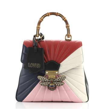 Gucci Queen Margaret Backpack Multicolor Quilted Leather Small