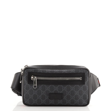 Gucci Soft Zip Belt Bag GG Coated Canvas Small