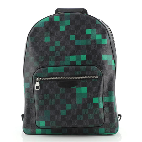 Louis Vuitton Josh Backpack Limited Edition Damier Graphite Pixel Black 75951148