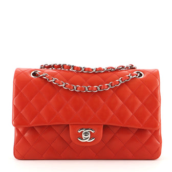 Chanel Classic Double Flap Bag Quilted Lambskin Medium