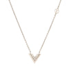 Louis Vuitton Essential V Supple Necklace Metal Silver 75951175