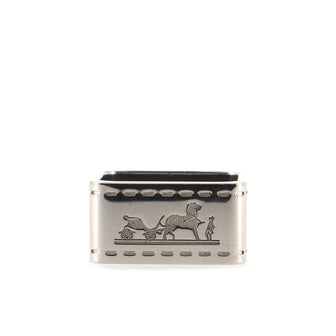 Hermes Bolduc Scarf Ring Metal