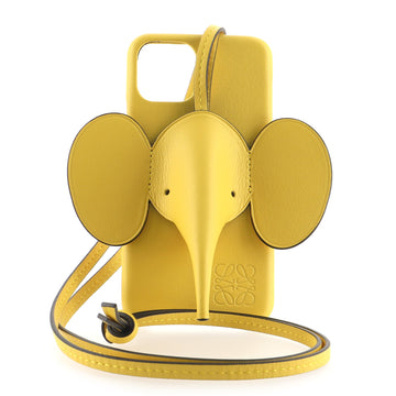 Loewe Elephant Lanyard Phone Case Leather iPhone 11 Pro Max