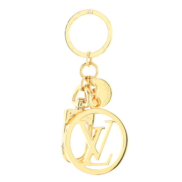 Louis Vuitton LV Circle Bag Charm and Key Holder Metal