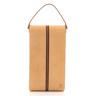 Porte Bouteilles Wine Carrier Nomade Leather