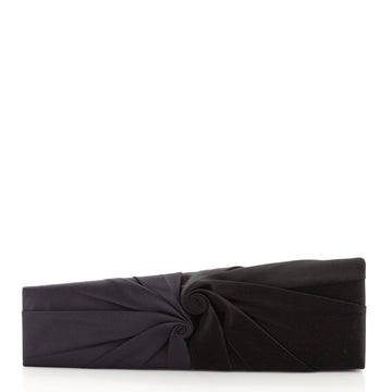 Christian Louboutin Bicolor Swirl Clutch Satin