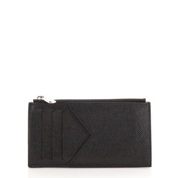 Louis Vuitton Coin Card Holder Taiga Leather