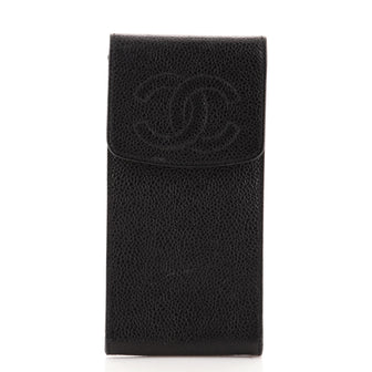 Chanel Vintage Timeless Flap Sunglasses Case Caviar