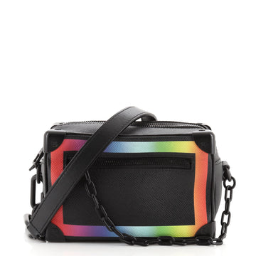 Louis Vuitton Soft Trunk Bag Rainbow Taiga Leather Mini