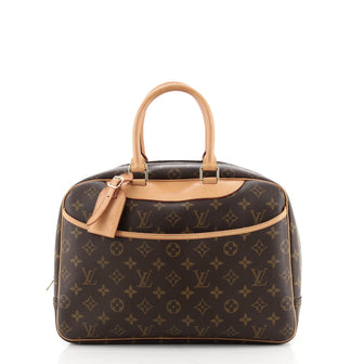 Louis Vuitton Deauville Handbag Monogram Canvas
