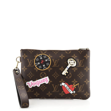 Louis Vuitton City Pouch Limited Edition Patches Monogram Canvas