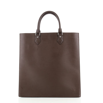Louis Vuitton Sac Plat Handbag Epi Leather GM