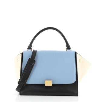 Celine Tricolor Trapeze Bag Leather Medium