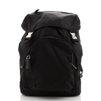 Prada Double Buckle Backpack Tessuto