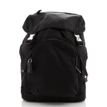 Prada Double Buckle Backpack Tessuto
