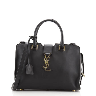 Saint Laurent Monogram Cabas Leather Baby