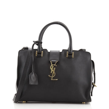 Saint Laurent Monogram Cabas Leather Baby