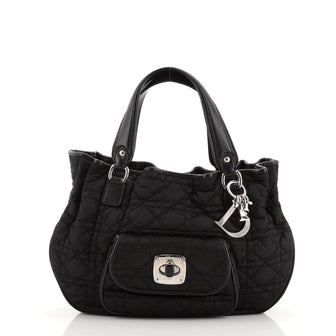 Christian Dior Charming Pocket Tote Cannage Quilt Nylon