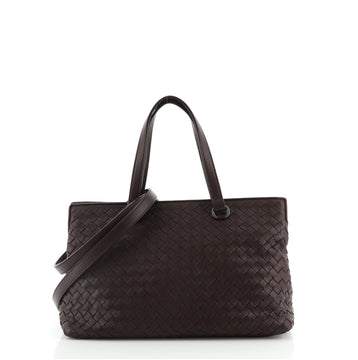 Bottega Veneta 2-Pocket Convertible Tote Intrecciato Nappa Medium