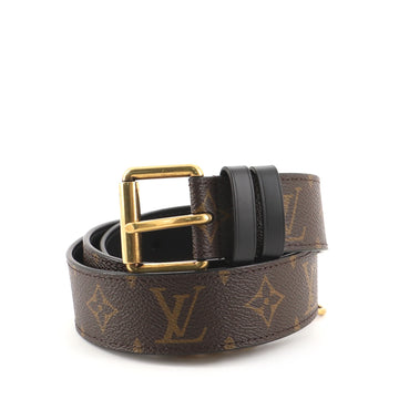 Louis Vuitton Signature Chain Belt Macassar Monogram Canvas Medium