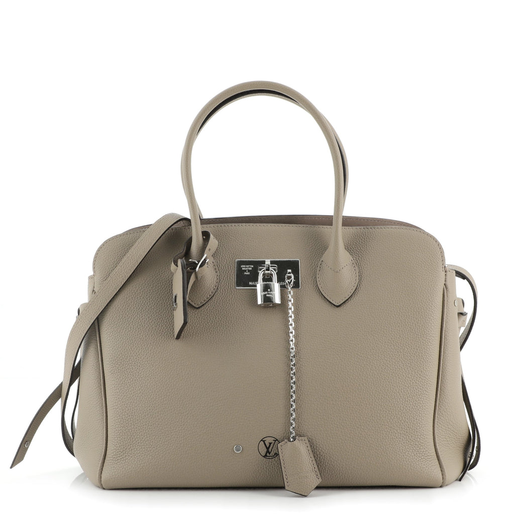 Louis Vuitton Milla Handbag Veau Nuage Calfskin MM Neutral 75951484