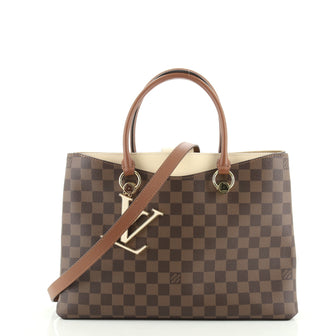 Louis Vuitton LV Riverside Handbag Damier Brown 75951485