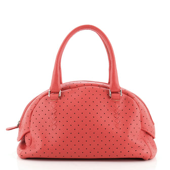 Bottega Veneta Bowler Bag Perforated Leather Medium